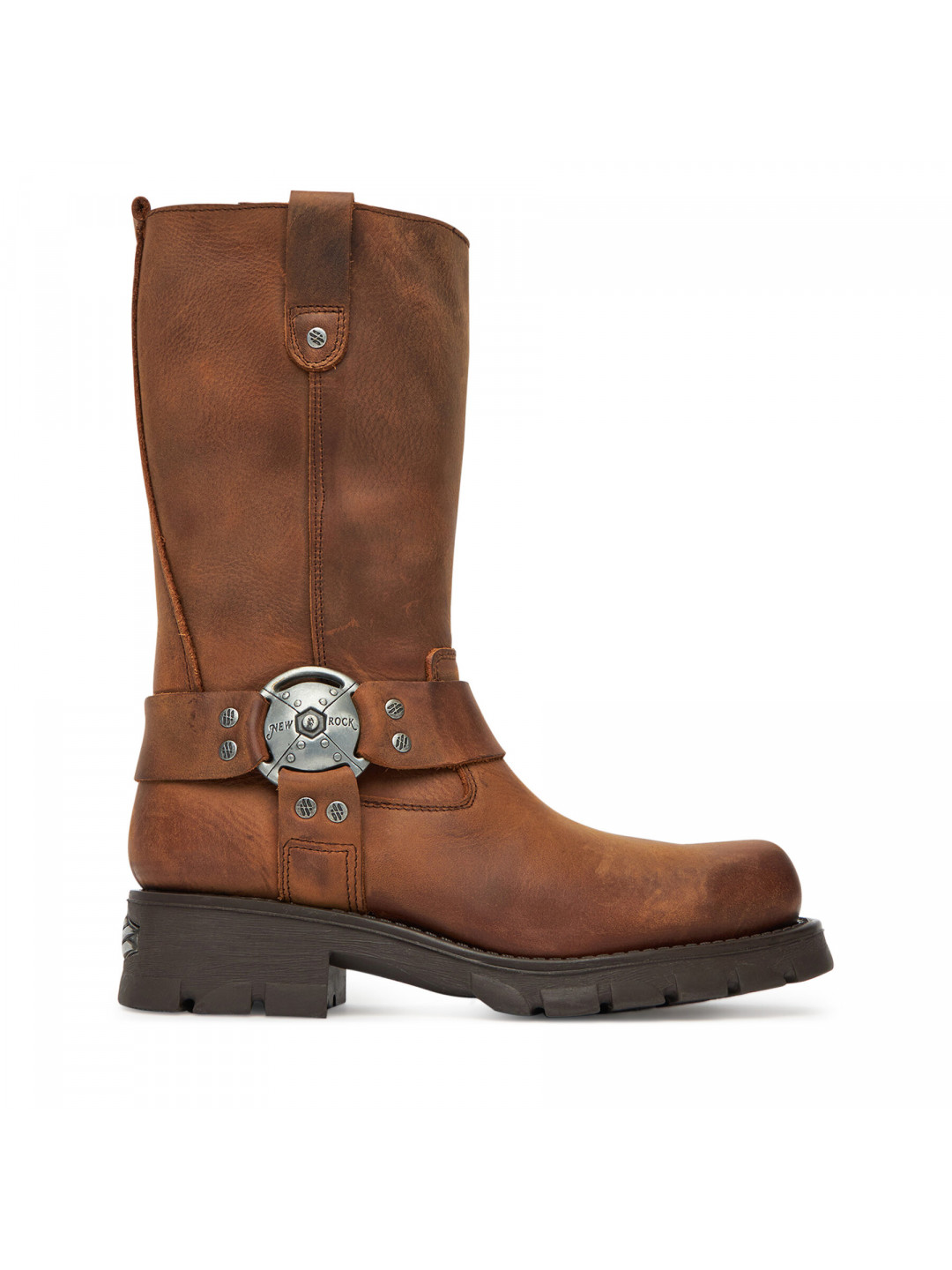 Kozačky NEW ROCK M-7610-C2 Hnědá